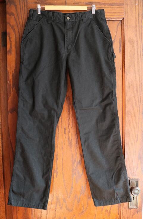 Carhartt Other - CARHARTT Pants Mens 36x29 Black Washed Loose Original Fit Workwear